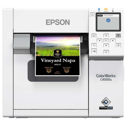 Imprimante Etiquette Couleur Epson Colorworks Cw-C4000, Imprimante Glossy
