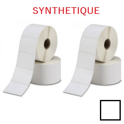Polypropylène Blanc Mat - Etiquettes Rectangulaires ou Carrées