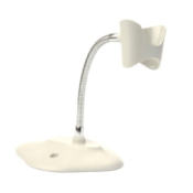 Zebra, Support mains-libre flexible type «gooseneck», pour LS1203, blanc